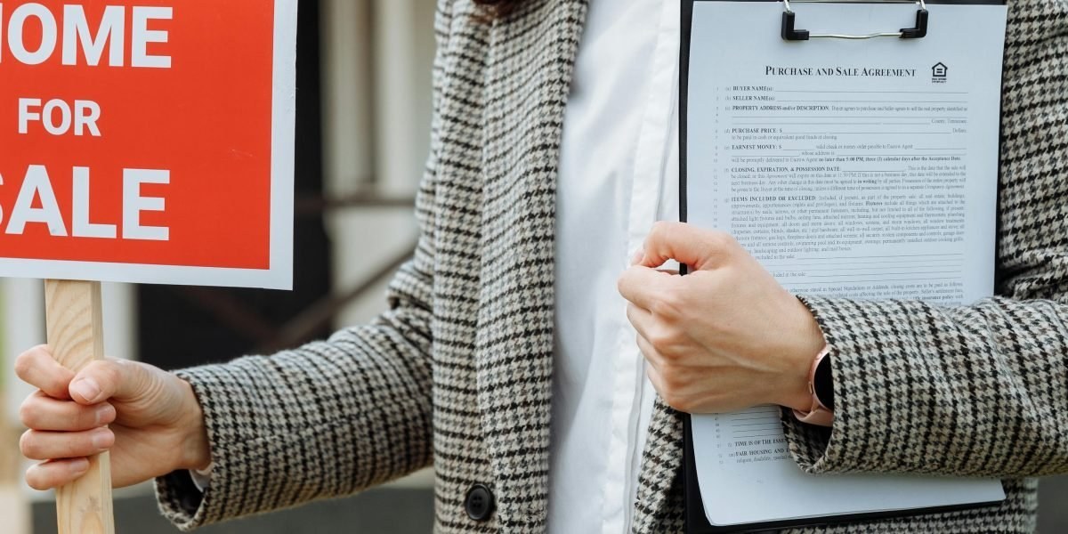 Real estate agent working on digital marketing