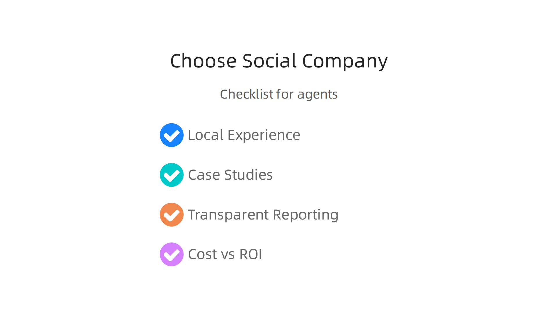 A practical checklist for Dubai real estate agents to evaluate and select the best social media marketing partner.