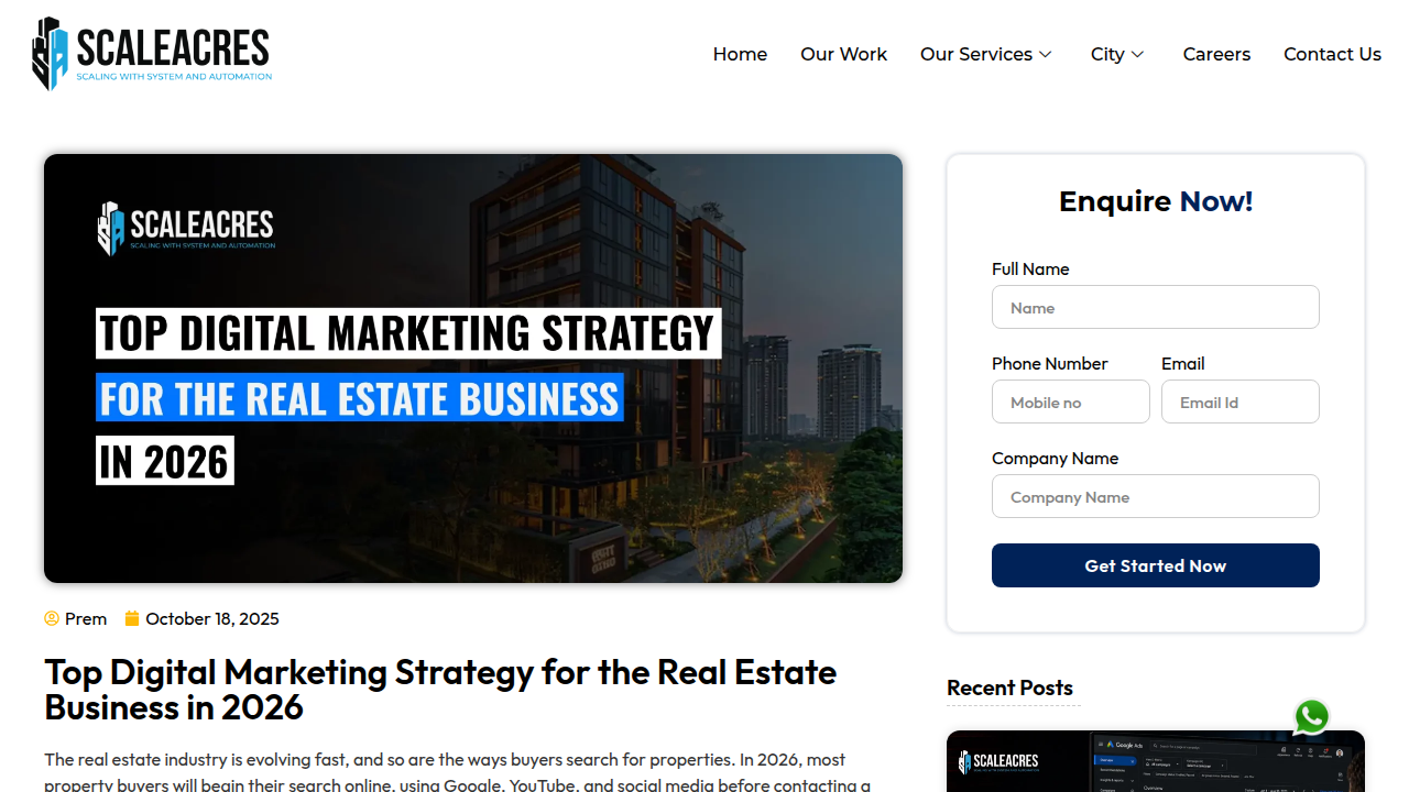 A report from ScaleAcres identifies video content as a powerful tool in digital marketing for the real estate business.
