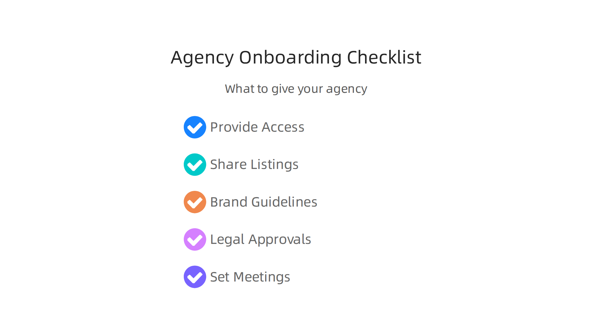Key steps for effectively onboarding a new digital marketing agency for real estate in Dubai.