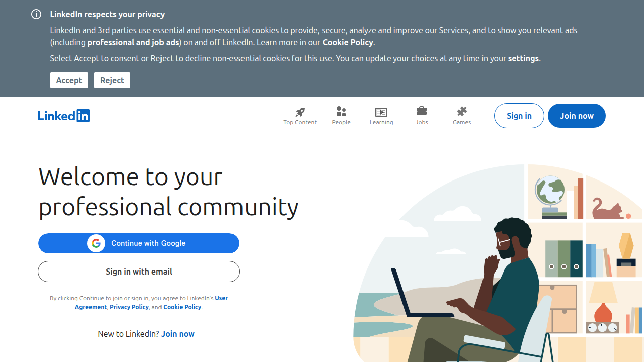 A screenshot of the LinkedIn platform, highlighting its role in professional networking and digital PR for real estate agents.